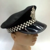 Black police polyester hats and police badges from Yiwu Qianfang Toy Store details Picture
